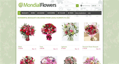 Desktop Screenshot of mondialflowers.com
